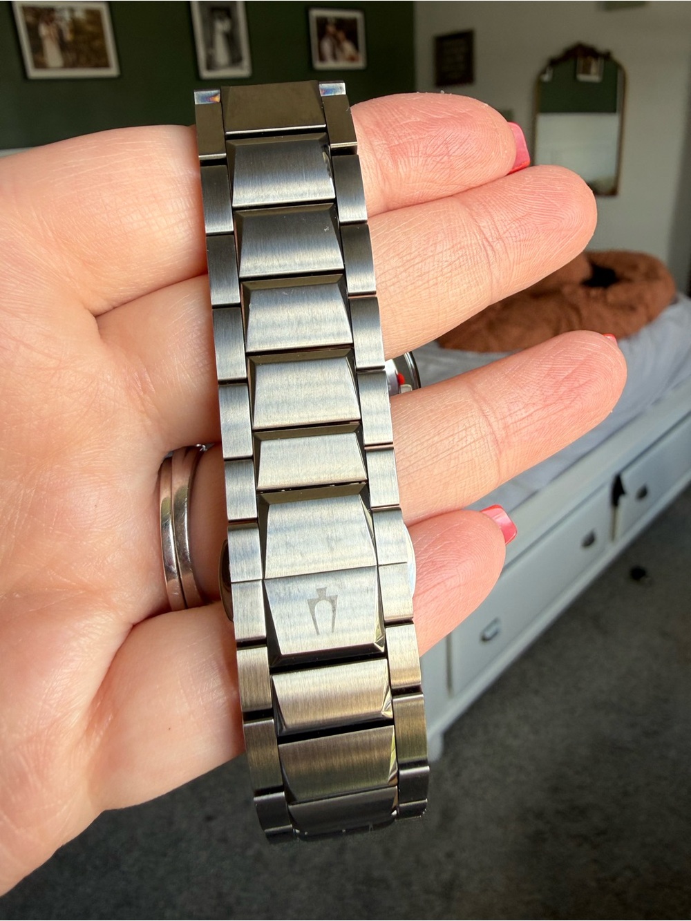 Bulova Gunmetal Gray Skeleton Automatic Men’s Watch - Picture 10 of 11